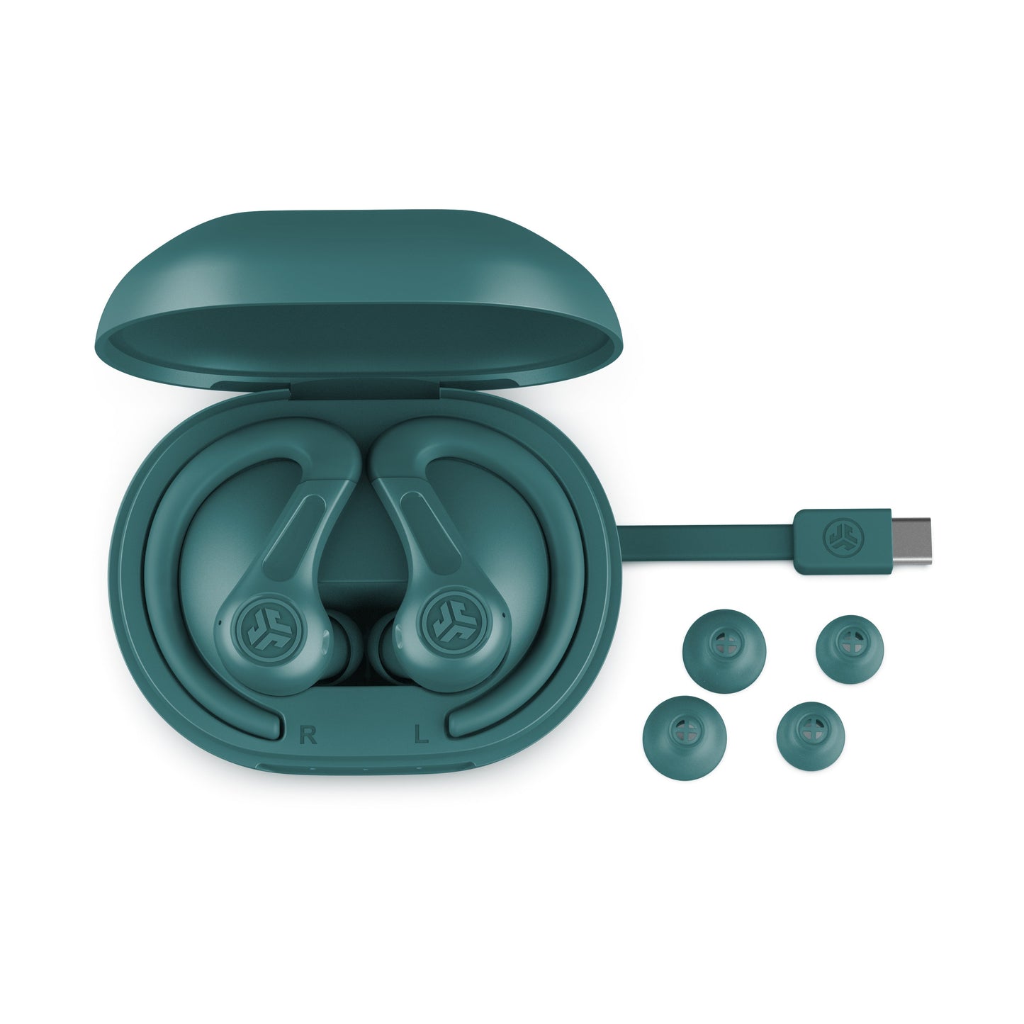 JBuds Sport ANC 4 True Wireless Earbuds Teal