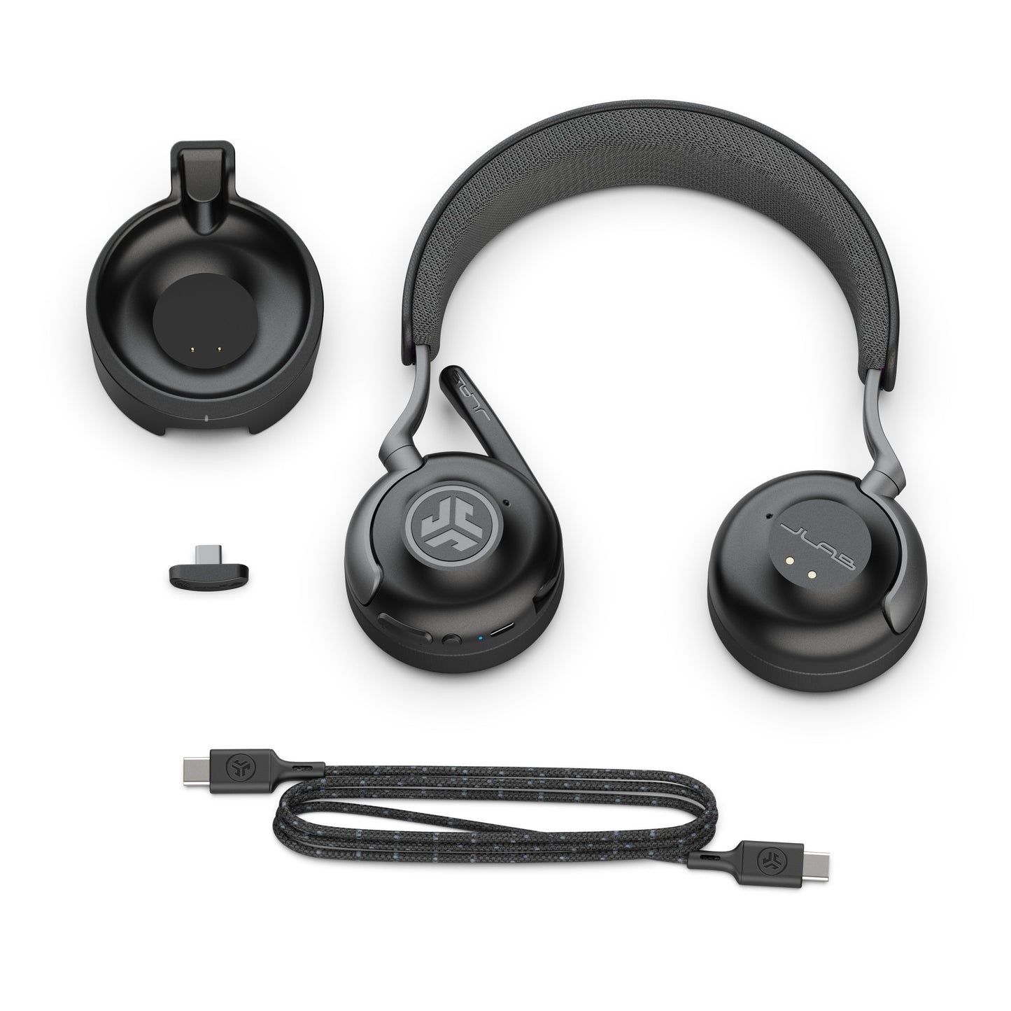 Epic Work ANC Wireless On-Ear Headset Black