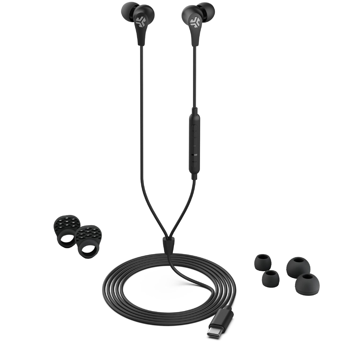 JBuds Pro USB-C Wired Earbuds Black