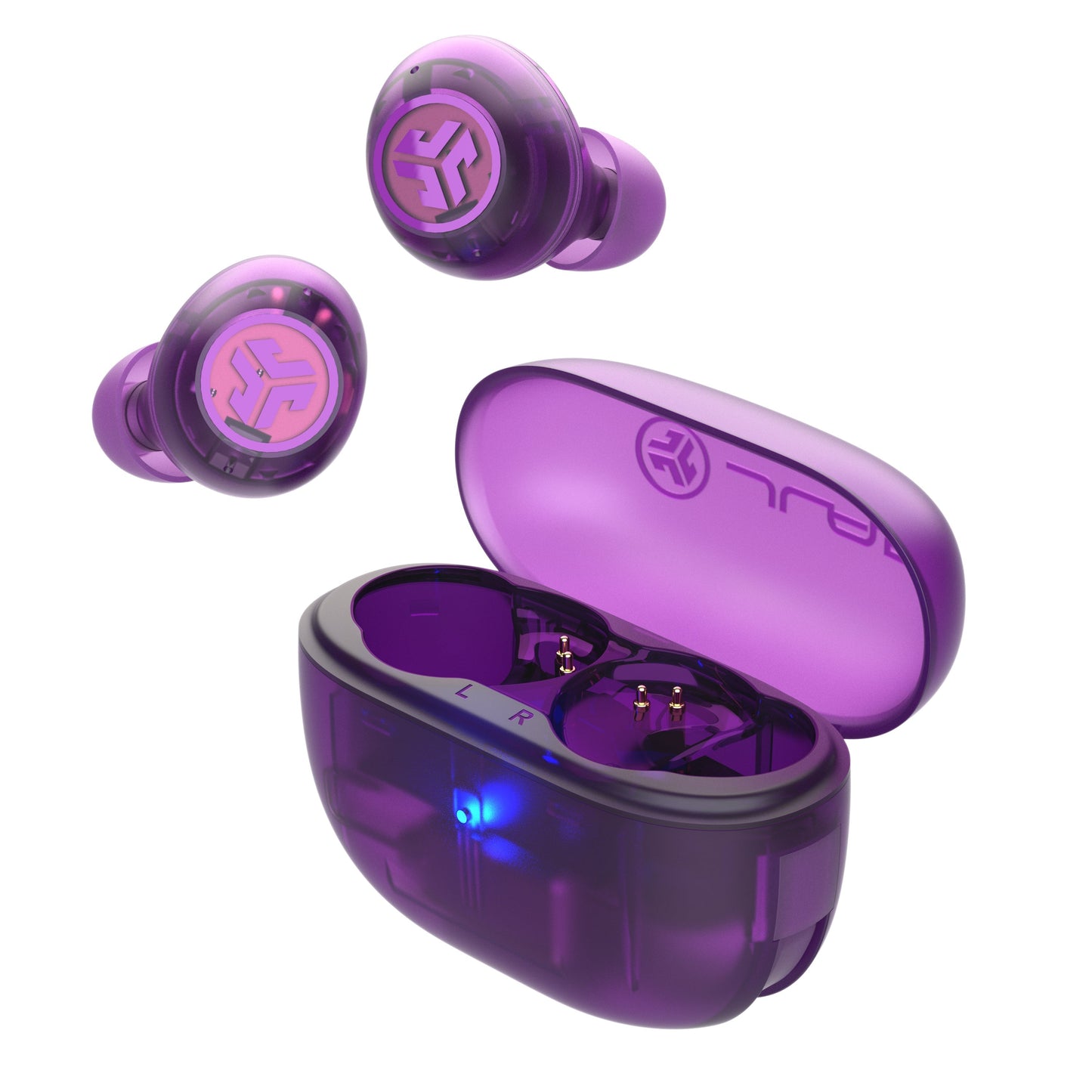 Go Pop ANC True Wireless Earbuds Transparent Purple - BWP