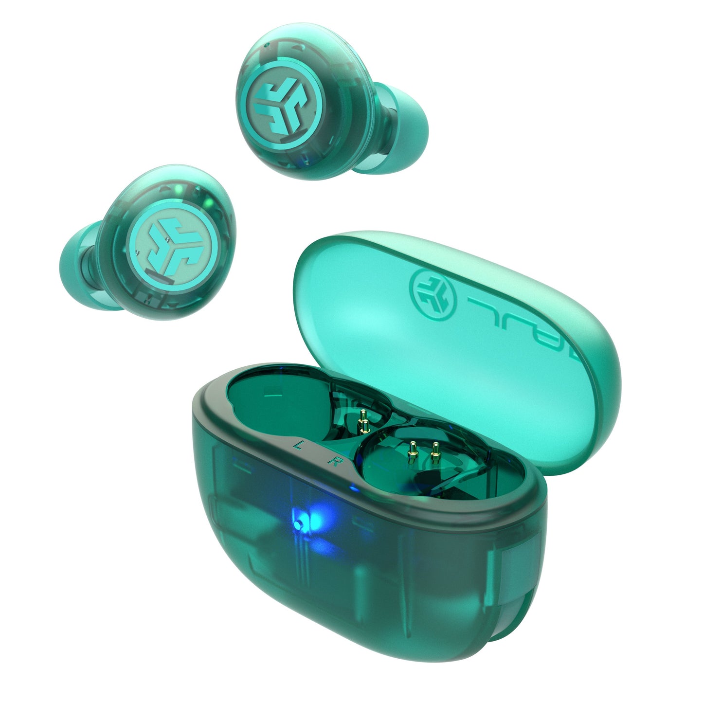 Go Pop ANC True Wireless Earbuds Transparent Teal - BWP