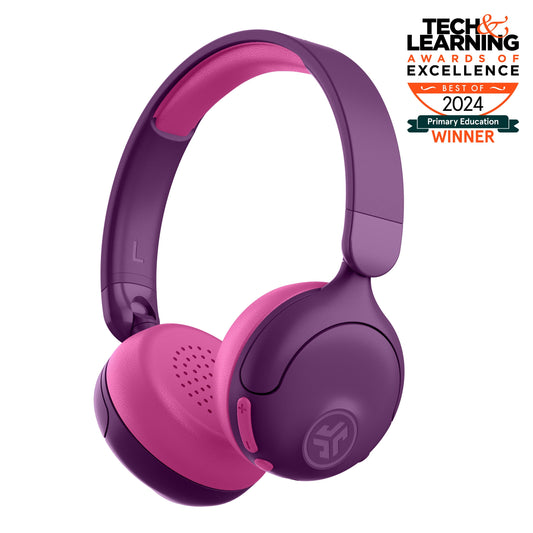 JBuddies ANC Kids Headphones Purple/Pink