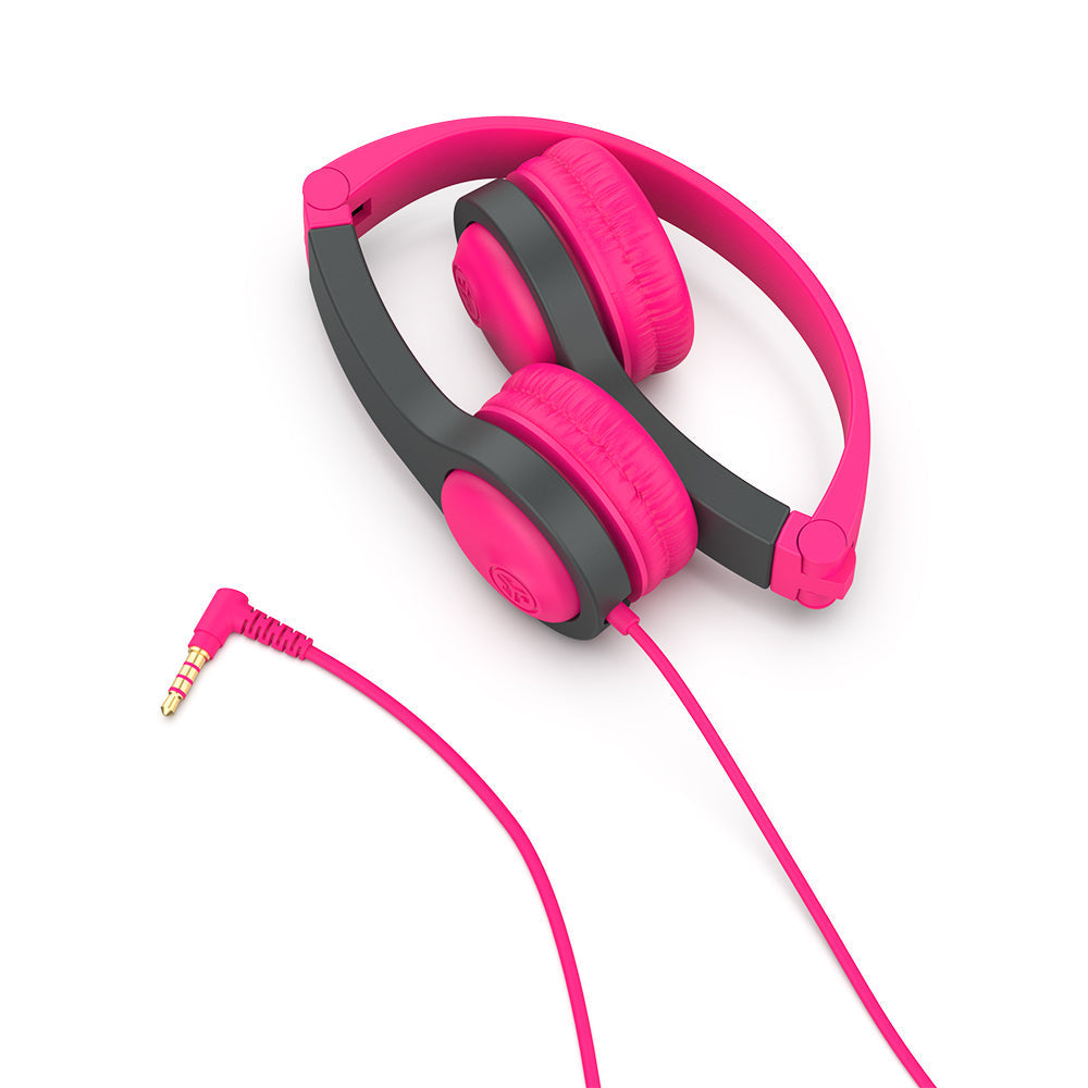 JBuddies Folding Gen 2 Kids Headphones Pink/Gray