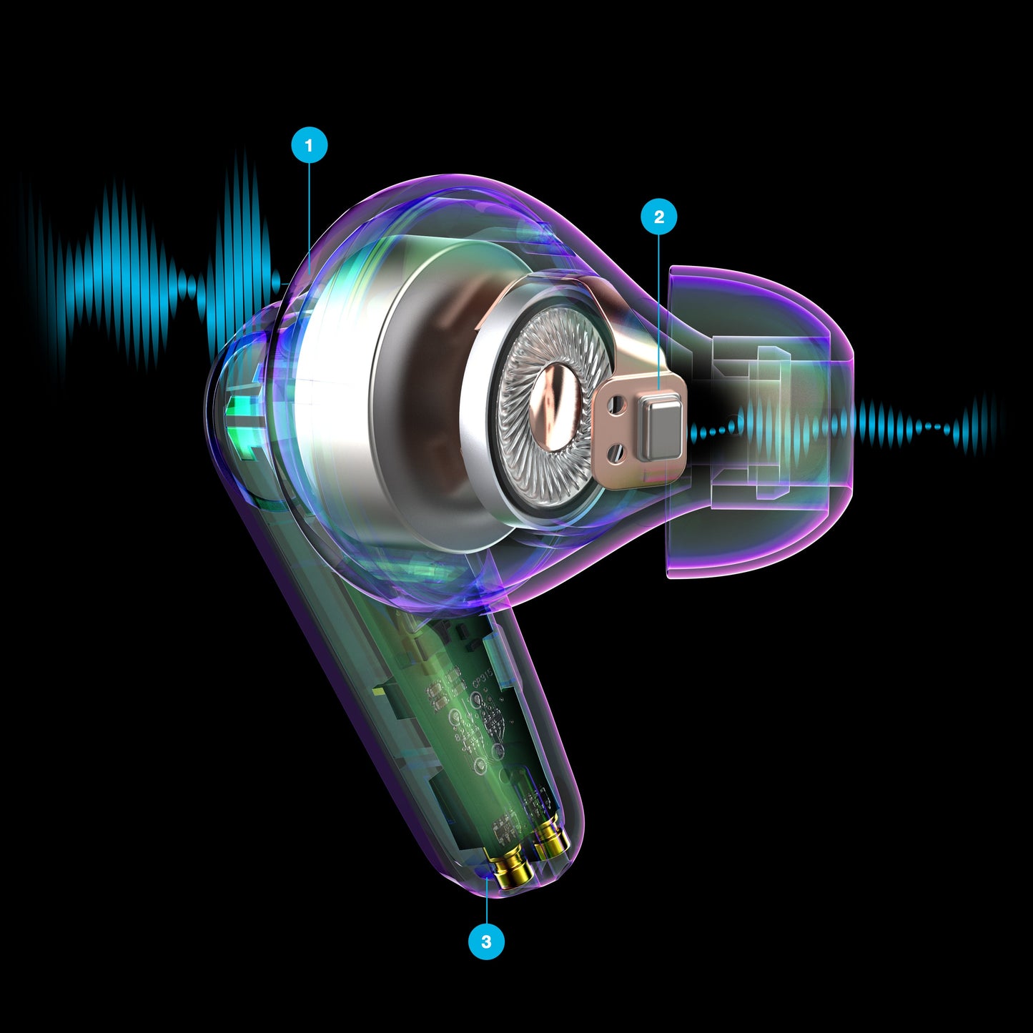 Go Pods ANC True Wireless Earbuds Sage