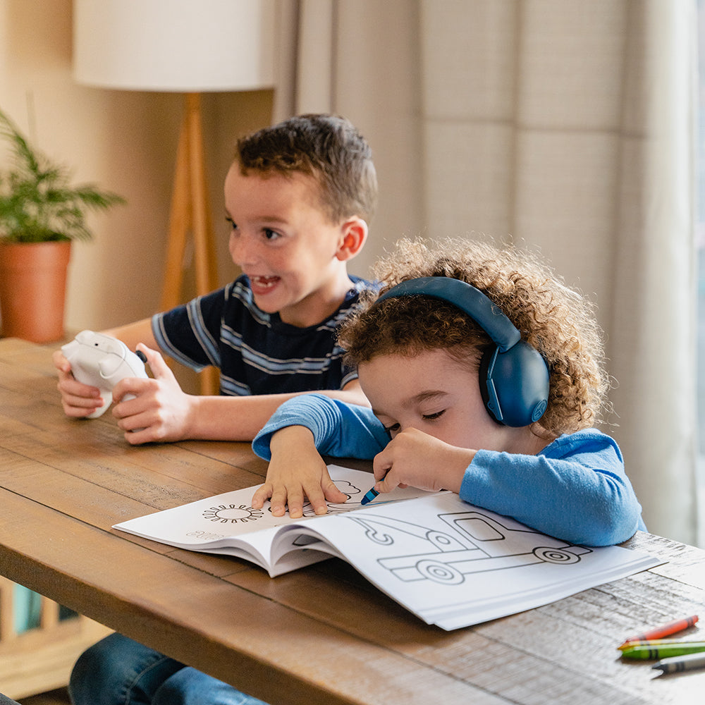 JBuddies Protect Kids Hearing Protection Earmuffs Navy