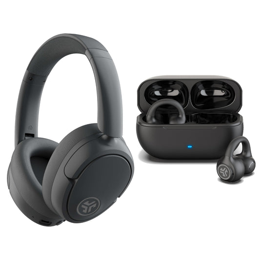 JBuds Lux Graphite & Flex Open Black