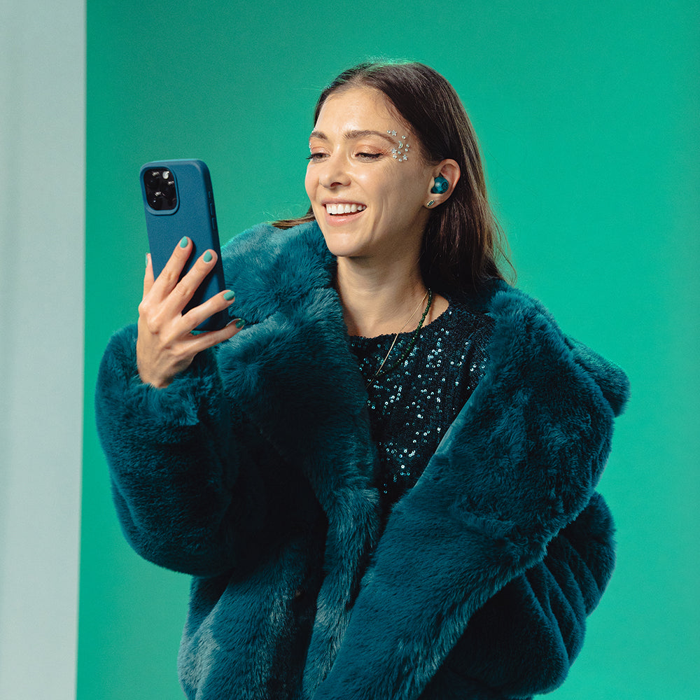 Go Pop ANC True Wireless Earbuds Transparent Teal - BWP