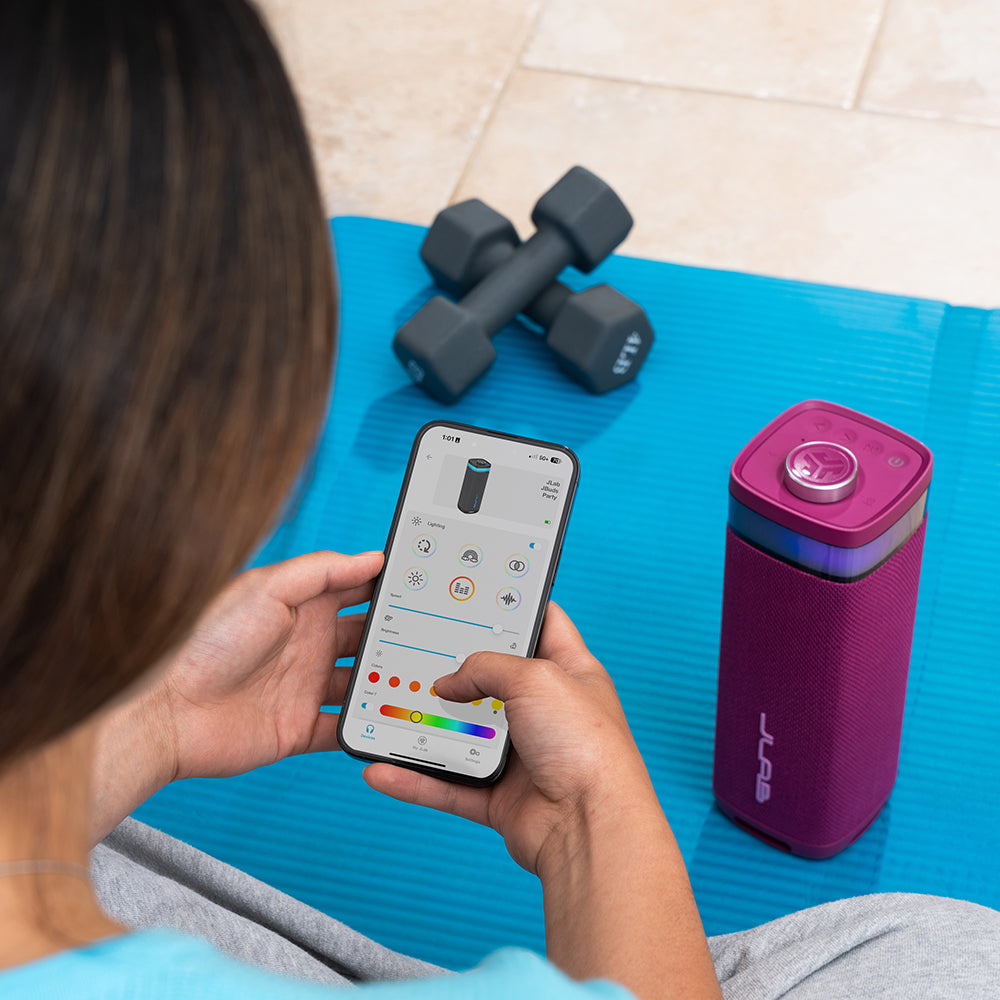 JBuds Party Portable Bluetooth Speaker Mulberry