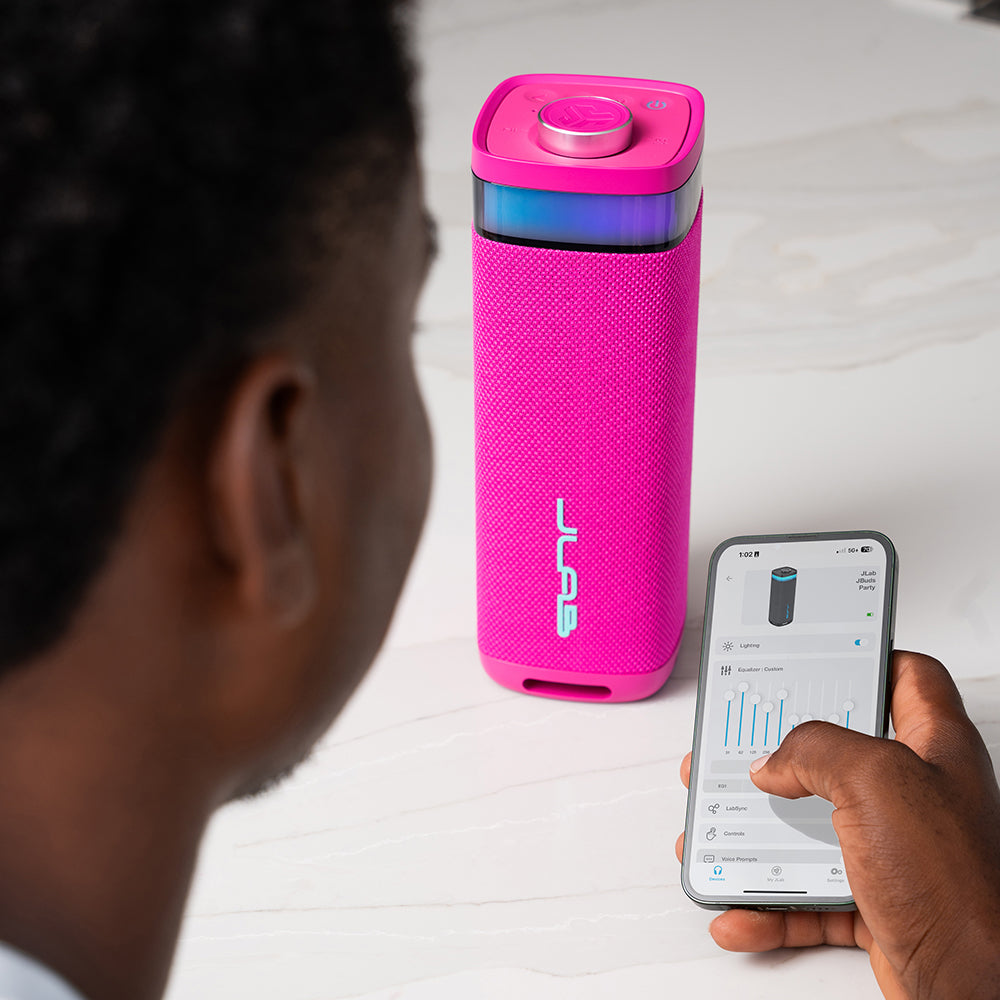 JBuds Party Portable Bluetooth Speaker Pink
