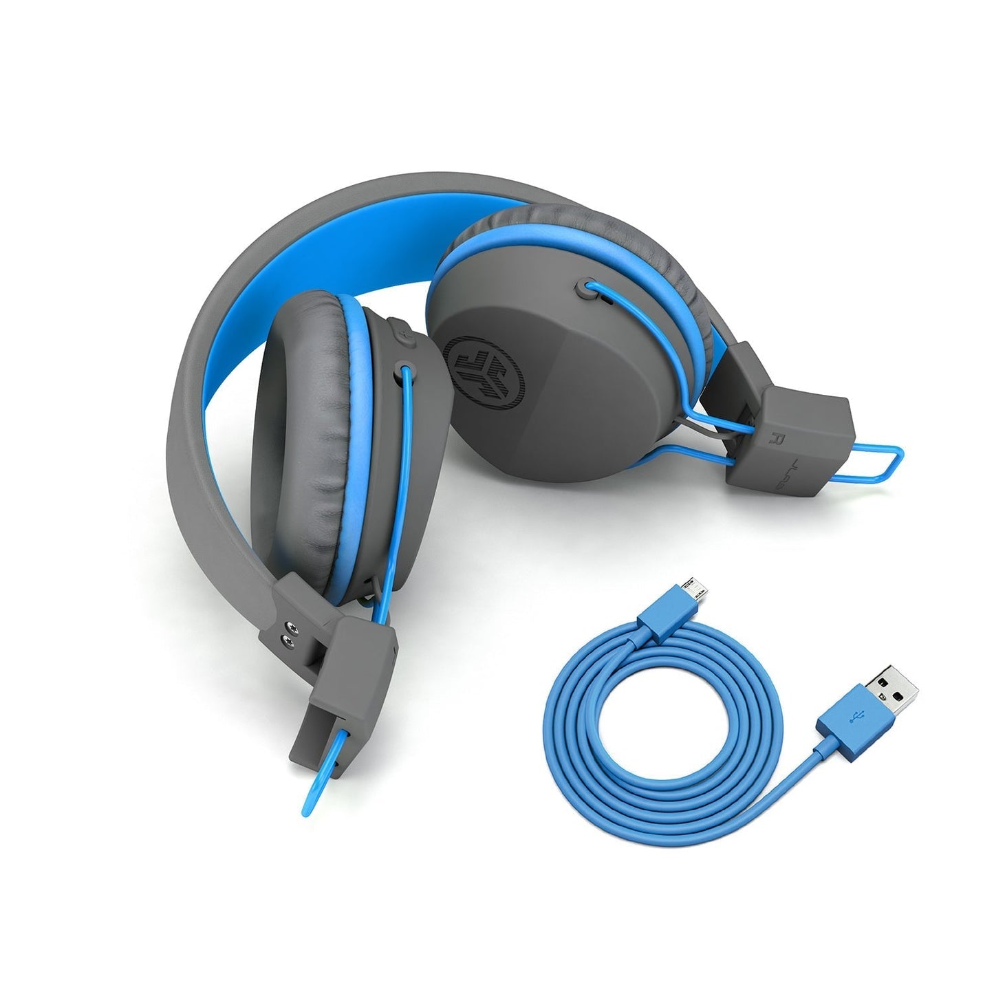 Neon Wireless On-Ear Headphones Blue