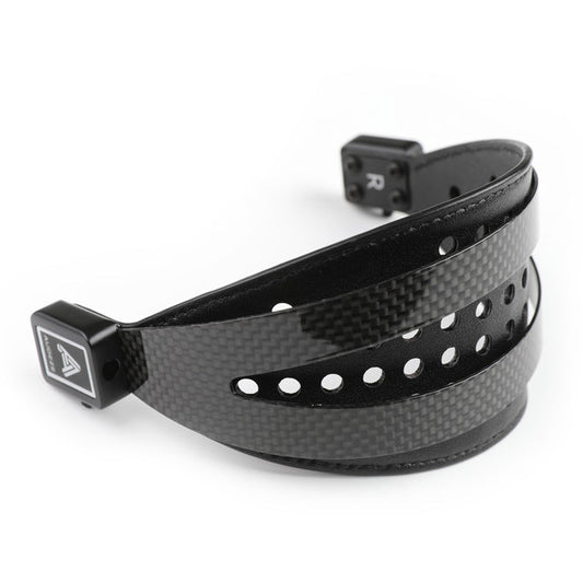 LCD Carbon Fiber Headband, Leather